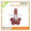 Pink flower leather usb flash drive