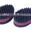 Double Barber Hair Brush Sponge For Dreads Locking Twist Coil Afro Curl Wave