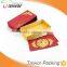 New Year Custom Design Logo Hot Stamping Fancy Paper Red Packet Slide Box