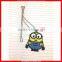 lovely soft PVC necklace for minion ( kms-0900)