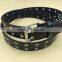 Factory hot sales metal belt with nickel eyelets and rivets for woman