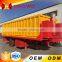 Low price China 3 axle mini flat truck trailer