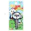 high level sweet hello kitty shape soft pvc key holder aluminium