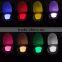Colorful silicon toilet night light