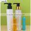 150ml cylinder pet plastic cosmetic bottle for skin care