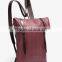 High Quality Women Knapsack Leather Document Backpack Bag