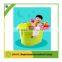 2016 hot selling big fish designDeep baby bath bucket, Big plastic baby bath barrel with seat, toddler bath tub with seat P76560