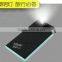 2016 solar energy power bank 8000mah lithium polymer battery with led torch