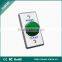Touch screen access control release button with CE