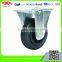 80mm Black Rubber Caster Wheel With Plastic Center