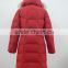 knee length faux fur hood puffer quilted womens long down coat