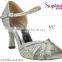 Suphini Blue/ Silver Crystal Party Dance Shoes, Wedding Dance Shoes