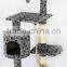 BSCI Pet Factory Deluxe Cat Tree Tower Condo Scratcher Furniture Kitten House Hammock Cat Scratcher Grey Color