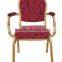 Top grade eco-friendly elegant golden hotel chair