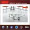 High potency new design glass top executive office table