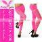 Hot selling hollow out candy colors sexy leggings for women