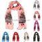 Hot New Women Lady Fashionable Silk Long Soft Peacock Scarf Wrap Shawl Stole