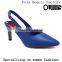 2016 Beautiful Blue Pointed Toe Sandals for Hot-selling PL1700