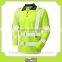 custom orange men's work high visible reflective safety polo shirt