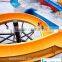 Hot fiberglass water slide spiral amusement park rides for sale