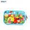 square shape cartoon printed cosmetic bag pvc