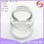 high transparency clear cheap glass candle jar or candle holder