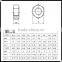 factory price hex nut /din934 hex nut