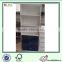 modern 4 drawer bookcase with glass doors