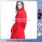 2016 Fashion Belted Trench Red Coat for Women