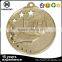 cheap customized hollow out casting embossed iron brass zinc alloy material gold plated taekwondo sport medal