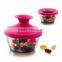 Airtight Pop-Top PP Clear Storage Food Candy Plastic Jar