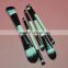 Professional Foundation Synthetic Hair Double Sided 5Pcs Cosmetic Makeup Brush Kit With Black Carry Bag