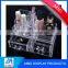 China gold factory and clear acrylic makeup organizerdisplay storage box