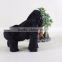 Black realistic handicraft outdoor park decoration gorilla figurine