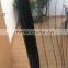 YS super fine hanging fly diamond mesh magnetic soft screen half door curtain auto snap closure curtain black