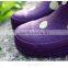 Ladies Fashion Dot Print Rubber Rain Boots