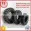 Top quality solid tire china hard rubber bulletproof tires 5.00-8 6.5-10 7.00-12 solid tyres with long warranty