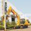 Full hydraulic rock drill mounted on excavator AH140