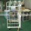 metal laundry cart with wheels