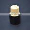 Black plastic cap with synthestic cork tall cork for glass bottle T-shape cork