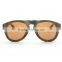 Wholesale China factory novelty oversized green wood frame sunglasses