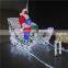 Holiday decoration Christmas outdoor reindeer with led santa in car christmas decoration