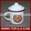 wholesale best price white sublimation printable tea cup enamel