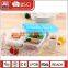 1/2/3 Compartment reusable dishwashable plastic meal Prep Containers 3 compartments oem microwavable Food Containers with lids