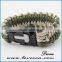 Outdoor Survival Logo Engraved Paracord Bracelet With Fire Starter Buckle