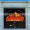 Antique European style facing stone carving marble fireplace