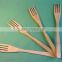 Natural bamboo table forks for family,restaurant&bar use, fruit or desert mini forks