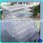 Pop Clear Acrylic Cosmetic Jewelry Display Organizer Box With 7 Drawers& Top Lid