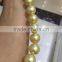 Best Real 11-12mm Golden South Sea Pearl Strands