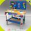 2017 wholesale kids wooden workbench toy new design baby wooden workbench toy cheap children wooden workbench toy W03D076B